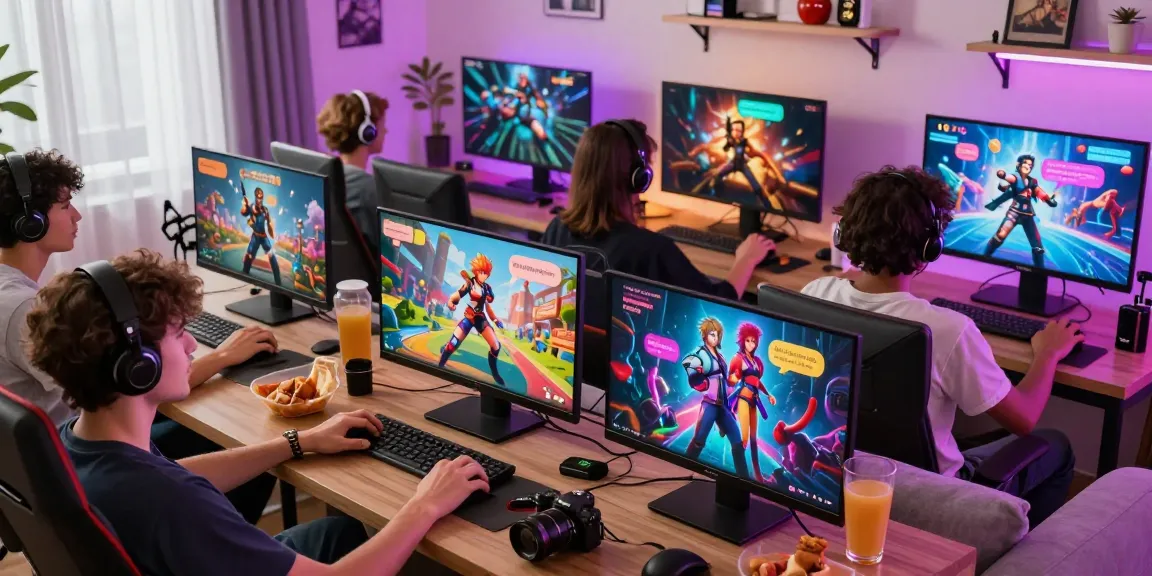 Engaging players enjoying hentai games online at Lewdspot with vivid characters and cozy ambiance.