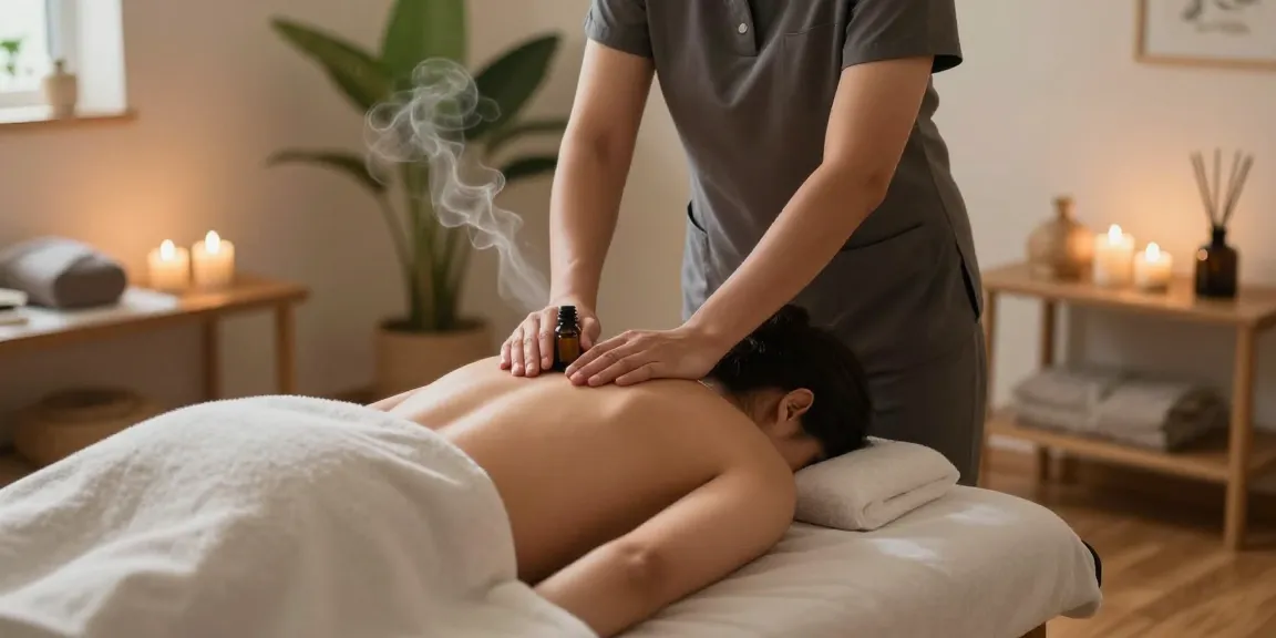 Relaxation therapy session showcasing 죽전출장안마 services in a serene wellness environment.