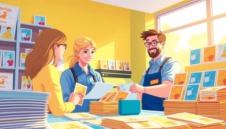 Shop for cheap large letter stamps at a vibrant post office adventure.