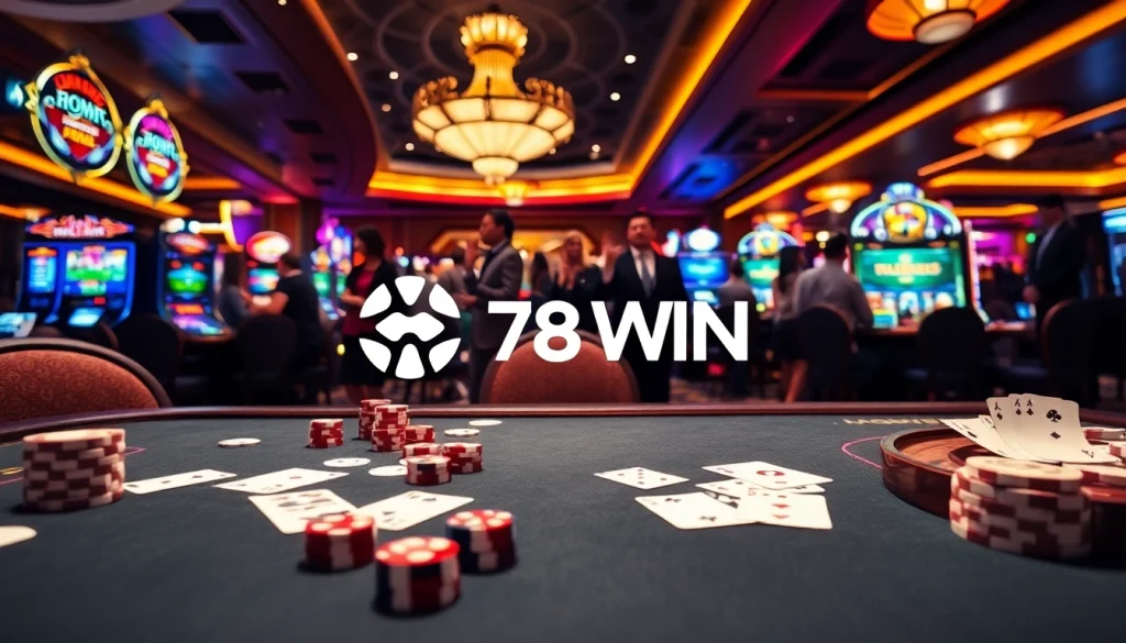 Experience the thrill of winning at 78WIN casino, where excitement meets professionalism at the gaming tables.