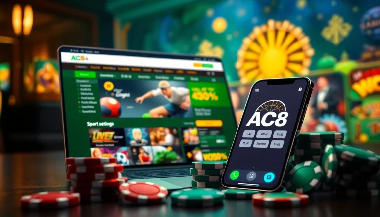 Explore the ABC8 online betting platform with modern design and exciting games.