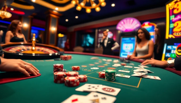 Experience the thrill of winning at https://jun88buzz.info/ with vibrant blackjack and roulette games.