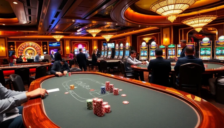 ku88 players enjoying vibrant casino games with poker chips and a roulette wheel