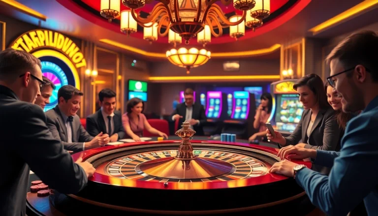 Experience excitement at https://abc8.lol/ with vibrant casino games in this lively scene.