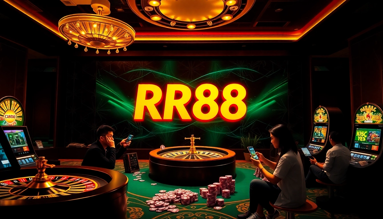 Experience the thrill of RR88 with engaging casino games and vibrant visuals.