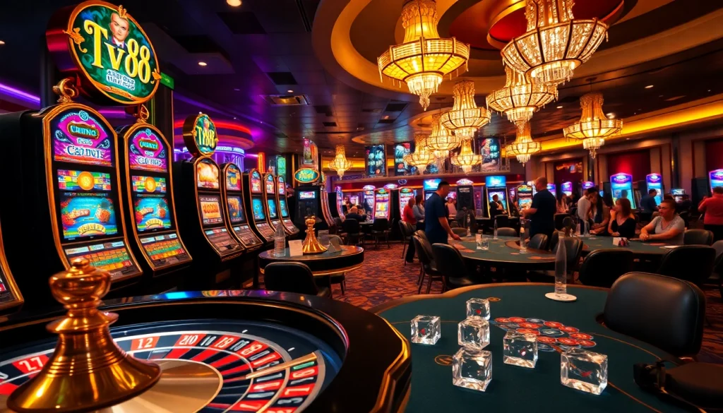 Experience the thrill of gambling at TV88 with vibrant casino games and excitement.