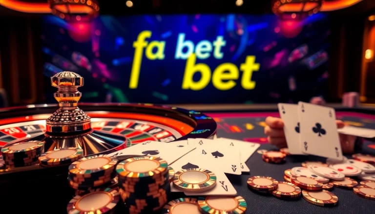 Experience the thrill of a high-stakes game with fa bet at an elegant casino.