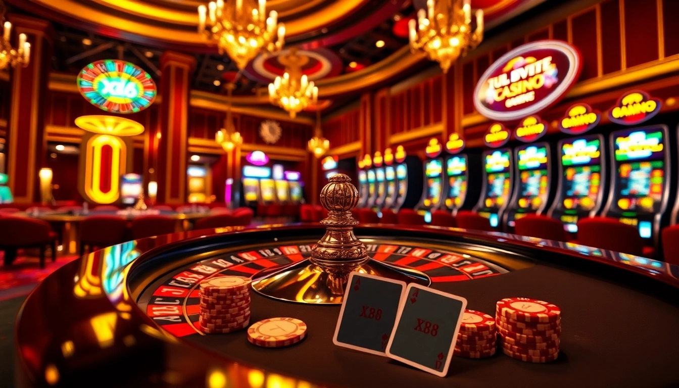 Experience the thrill of winning at XX88 with vibrant casino games and exciting roulette.