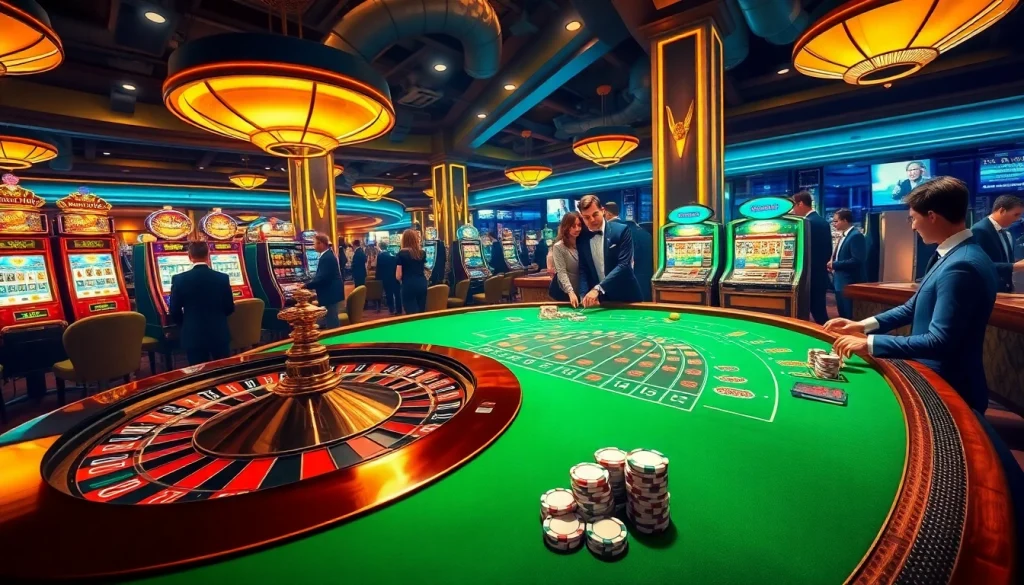 Experience dynamic excitement at the PS 99 casino table, featuring roulette and vibrant gaming experiences.