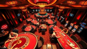Engaging players at a GO8-themed casino table, immersed in high-stakes poker excitement.