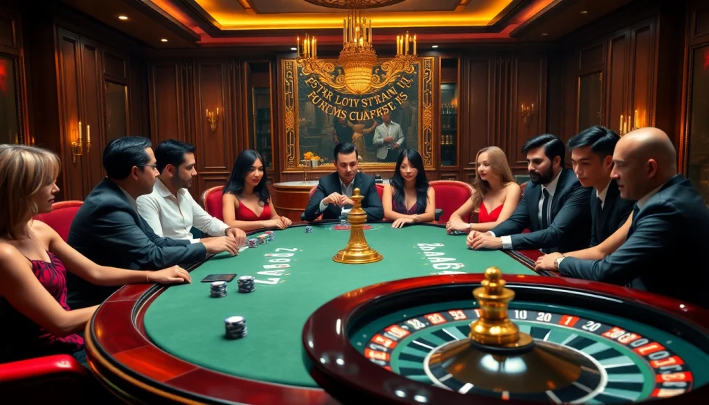 Engage with mm88 at a vibrant poker table, showcasing intense gameplay with chips and cards.