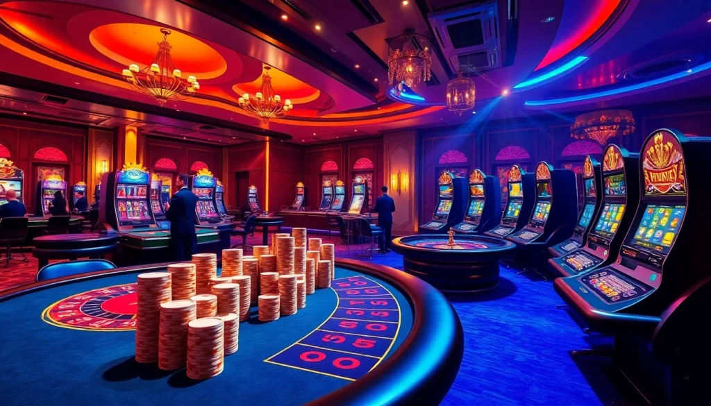 79king betting strategies showcased in a lively online casino setting with tables and chips.