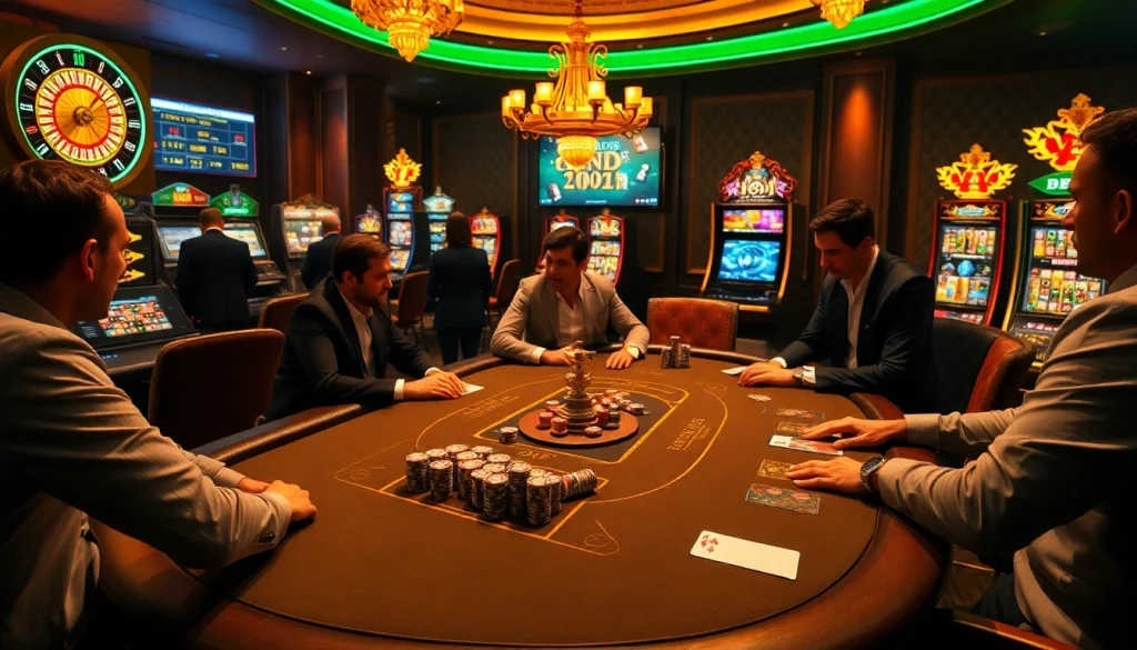 Engagement at the high-stakes poker table with action from https://69vn.br.com/ casino.