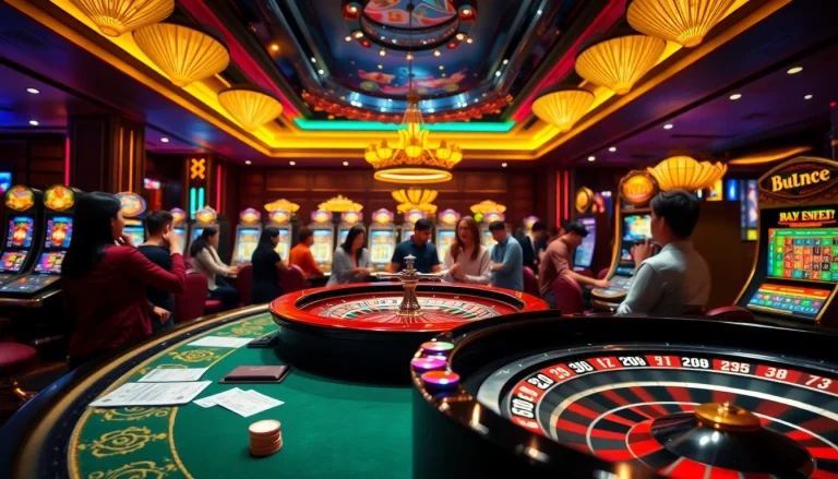 Experience thrilling gameplay at a casino with a focus on rikvip uy tín poker strategies and winning moments.