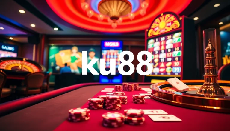 Experience the excitement of ku88 with vibrant casino tables and thrilling games.