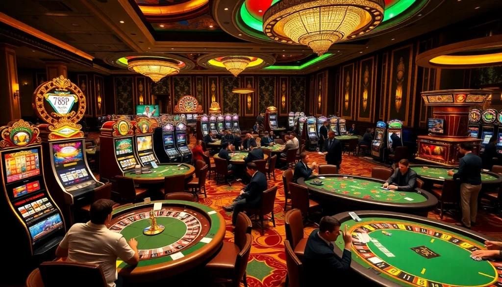Experience the thrill of gaming at 789P with vibrant tables, slots, and an engaging atmosphere.