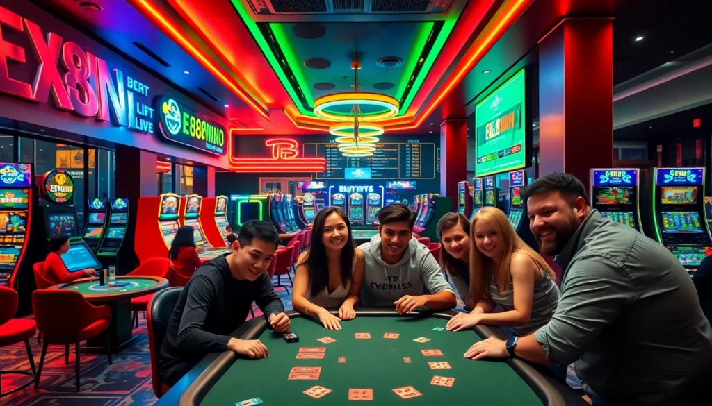 Experience the excitement of gaming at ev88win.live with a vibrant online casino scene.