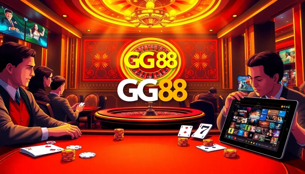 Experience the thrill of GG 88 at a luxurious casino with exciting games and vibrant atmosphere.