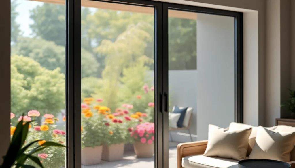 Enhance your home with a fly screen for patio doors, offering style and insect protection.