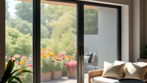 Enhance your home with a fly screen for patio doors, offering style and insect protection.