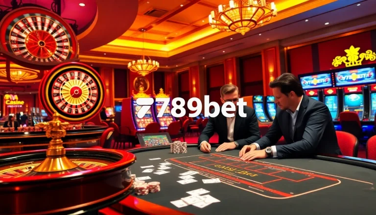 Exciting casino gameplay at 789bet with roulette, slots, and poker action.