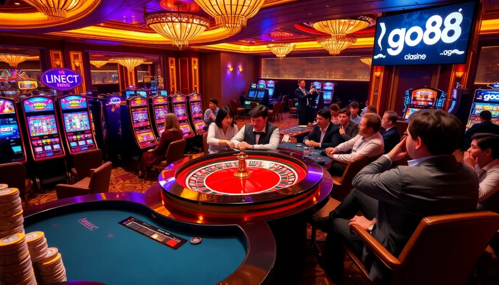 Experience high-stakes excitement at the go88 casino with vibrant games and engaging players.