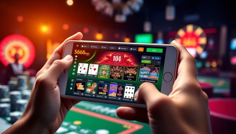 S666.nyc showcases a modern online gambling experience with engaging casino games.