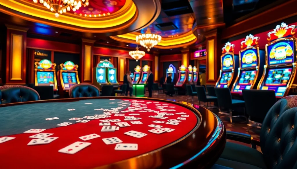 Engaged players at a luxurious casino table, showcasing the link hitclub gaming experience.