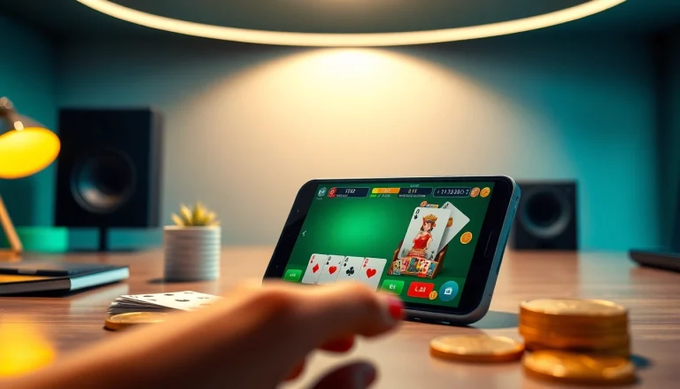 Exciting online card gaming experience at gamebaidoithuong.com.vc with vibrant graphics and user-friendly interface.