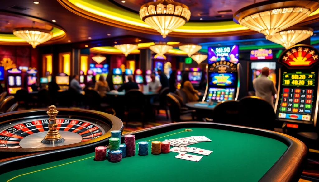 Experience thrilling gameplay at https://88i8i.net/ with vibrant casino tables and machines.