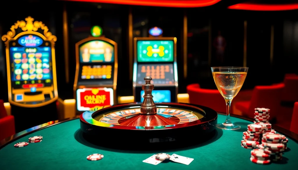 Experience the thrill of high-stakes gaming at okking.group with a vibrant roulette table.