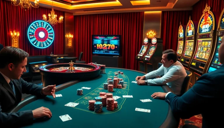 Play exciting games at 222BD Casino with engaging blackjack and vibrant slot machines.