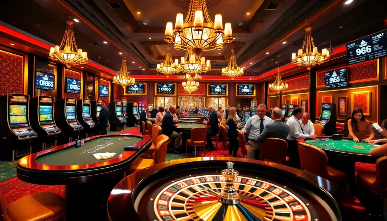 Experience the excitement of gambling at ok 365 with vibrant casino tables and thrilling gaming action.