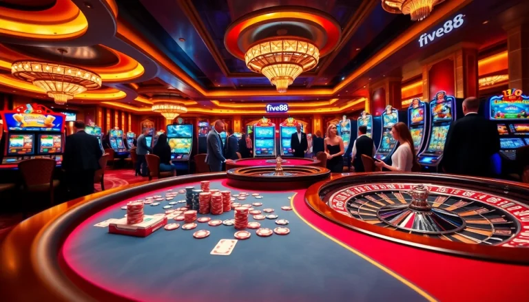Experience the thrill of winning at five88 with vibrant casino games and exciting betting opportunities.