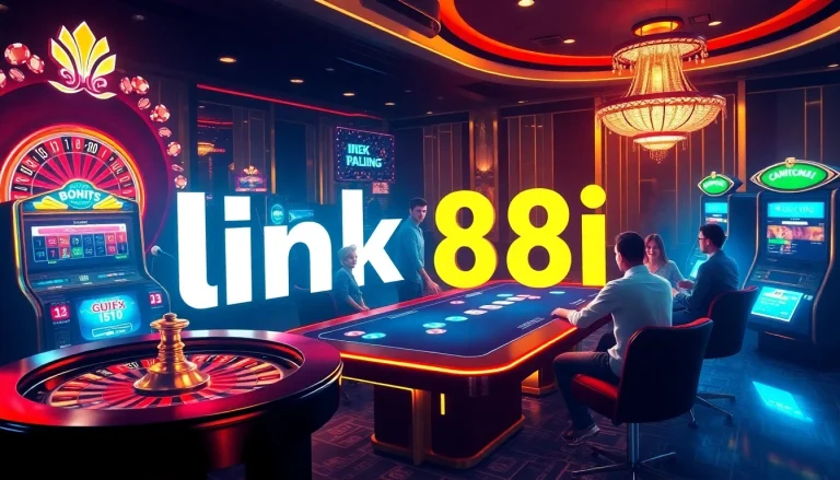 Experience the thrill of gambling at link 88i with vibrant roulette and poker gameplay.