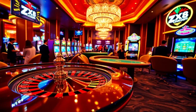 Experience thrilling moments at zx88 com with vibrant casino tables and exciting gaming action.