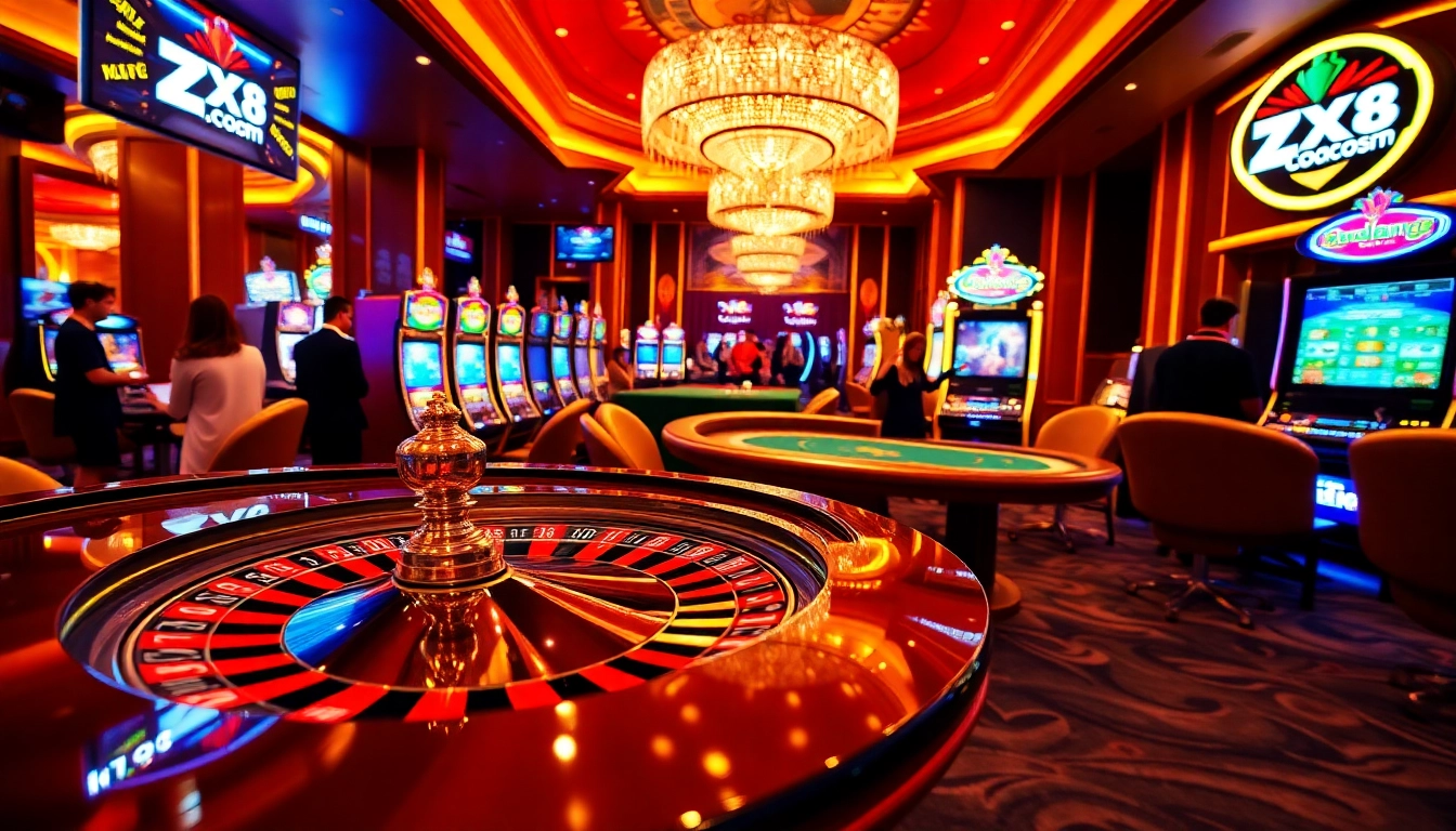 Experience thrilling moments at zx88 com with vibrant casino tables and exciting gaming action.