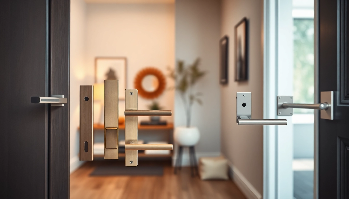 Showcasing unique designs by Door Handle Company in a modern interior.