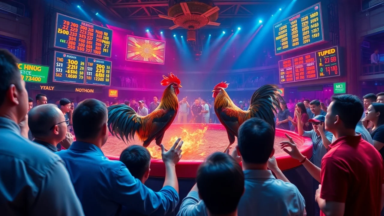 Engage in đá gà trực tiếp with thrilling live cockfighting action and real-time betting options.