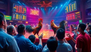 Engage in đá gà trực tiếp with thrilling live cockfighting action and real-time betting options.