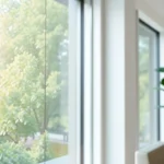 View of fly mesh windows showcasing their effectiveness in keeping insects out while allowing light in.