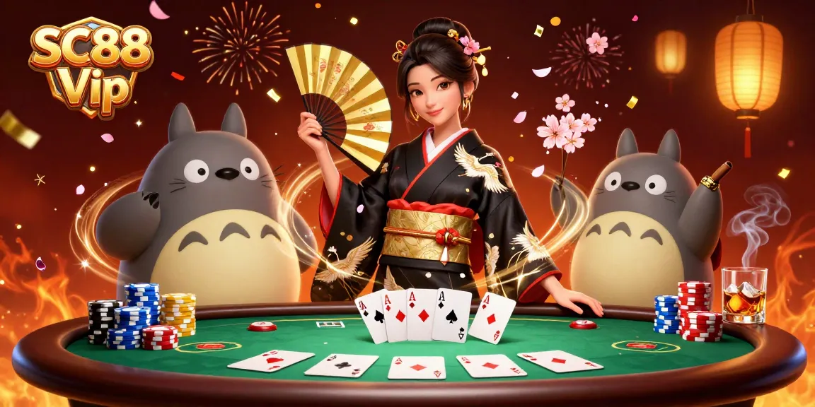 Engage with SC88 Vip for high-stakes poker action surrounded by vibrant casino atmosphere.