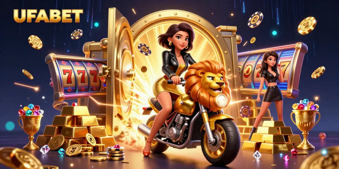 Experience the excitement of UFABET with vibrant slot games and dynamic 3D illustrations.