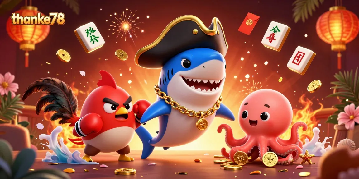 Experience intense betting action with thanke78 and its dynamic rooster fighting illustrations showcasing vibrant characters.