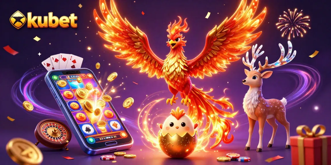 Experience the thrill of kubet with animated characters in a vibrant casino scene featuring jackpots and rewards.
